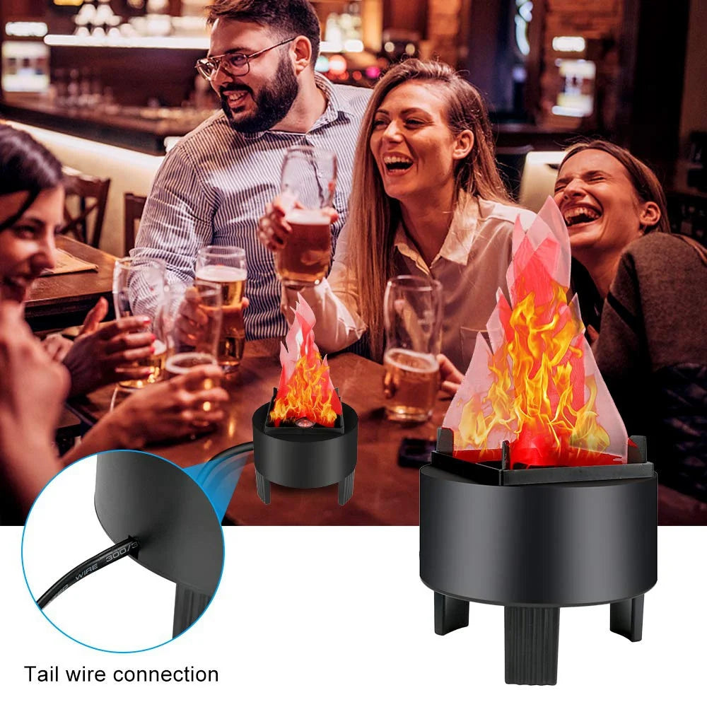 LED Fire Flame Effect Light Artificial