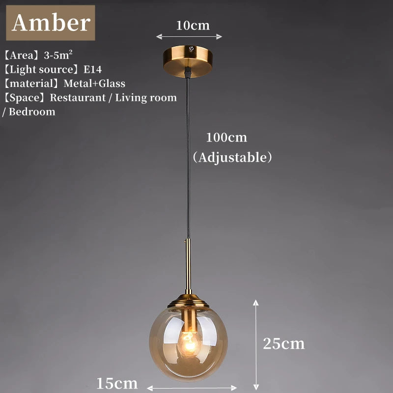 Modern Luxury Metal Chandelier Hanging Lamp