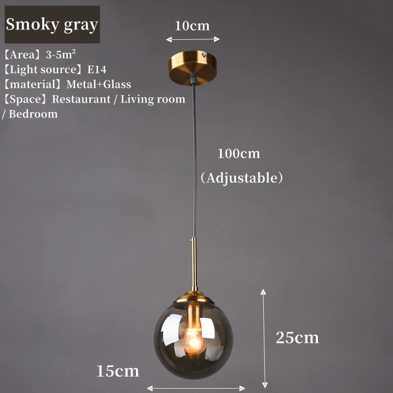 Modern Luxury Metal Chandelier Hanging Lamp