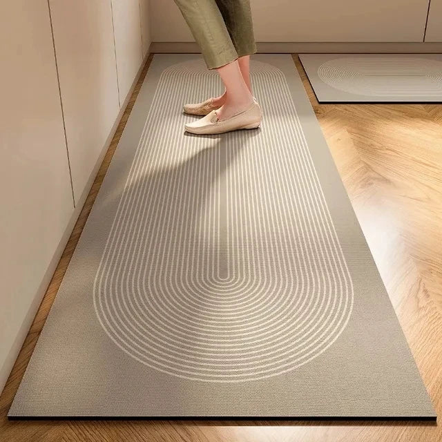 Super absorbent, easy to handle carpet